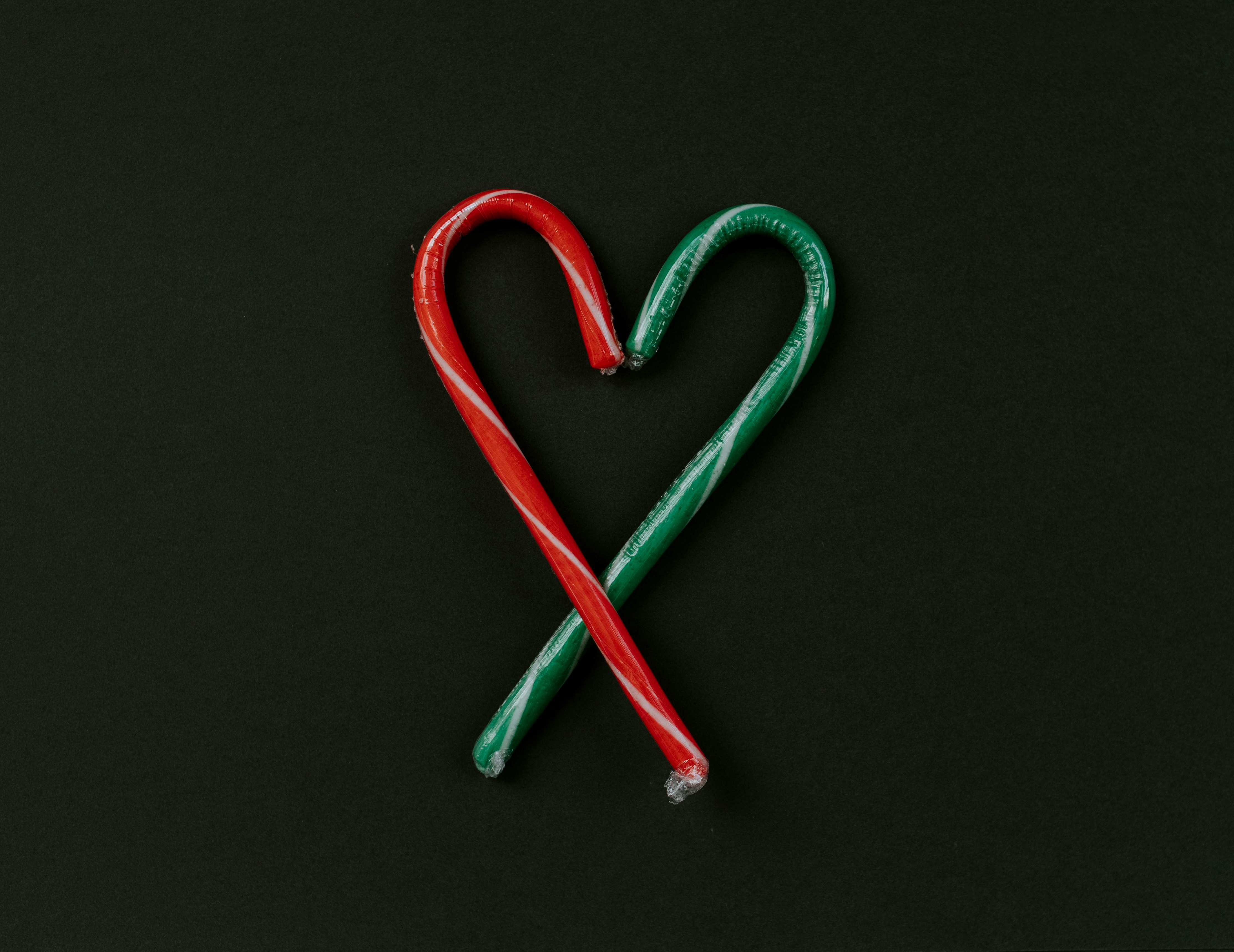 red and green candy canes